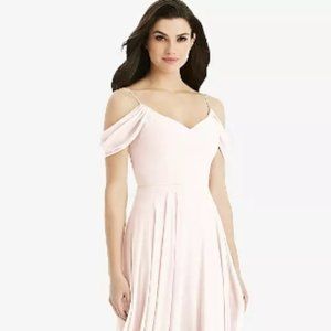 Dressy Group - pink flowing dress - size 8